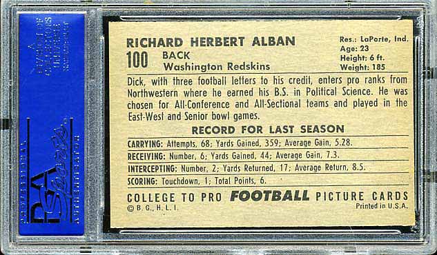 1952 Bowman Large Alban