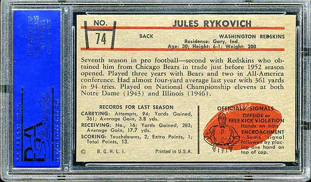 1953 Bowman Rykovich