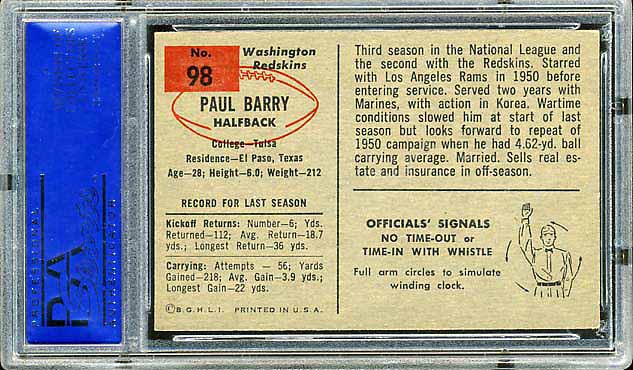 1954 Bowman Barry