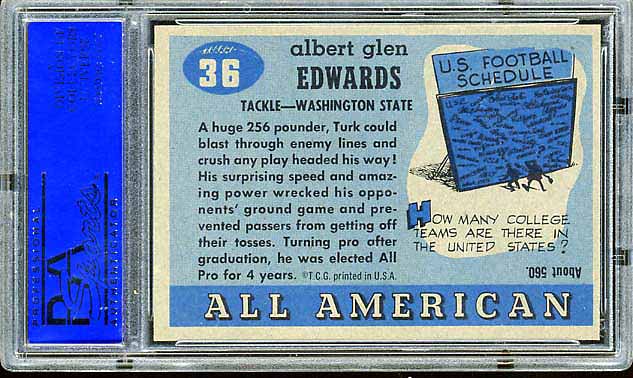 1955 Topps All-American Edwards