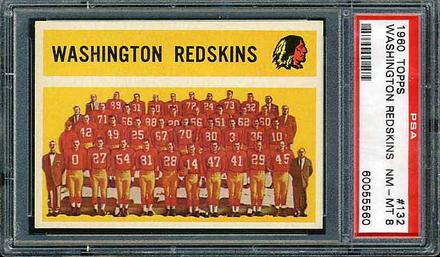 1960 Topps Redskins