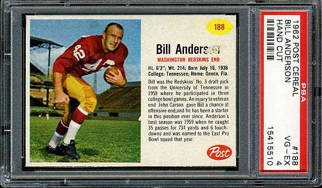 1962 Post Cereal Bill Anderson