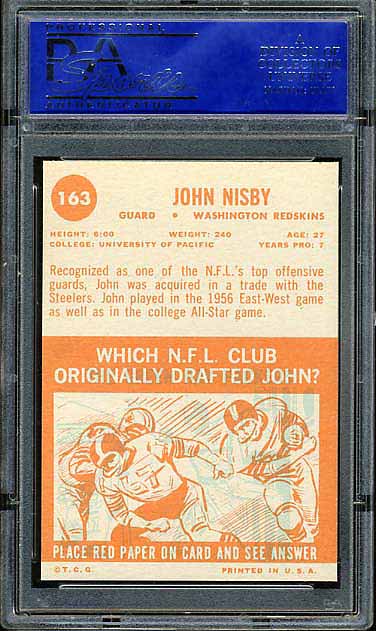 1963 Topps Nisby