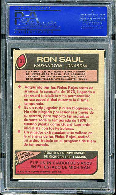 1977 Topps Mexican Saul