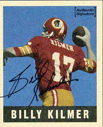 Billy Kilmer Autograph