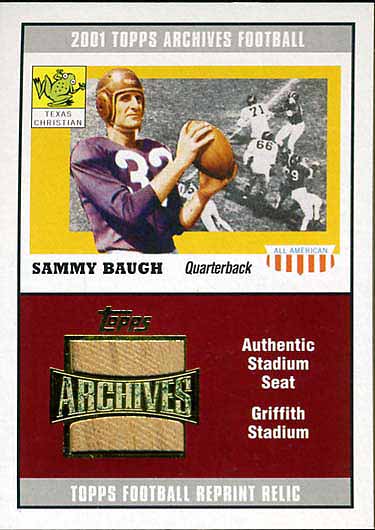 Griffin Stadium Relic Card