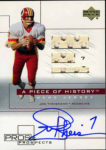 Joe Theisman Jersey Card